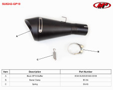 M4 GPޥ åץ󥵥󥵡 SU6242-GP19  GSX-1000/1000GT