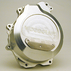 WOODCRAFT 2ピース ビレットケースカバー（エンジンカバー・クラッチ